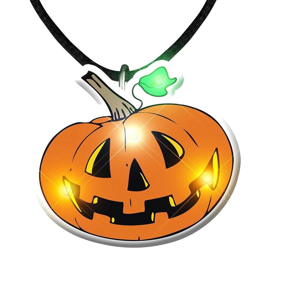 Pumpkin Necklace Flashing Body Light Necklace All Body Lights and Blinkees Pumpkin Necklace Flashing Body Light Necklace All Body Lights and Blinkees 3