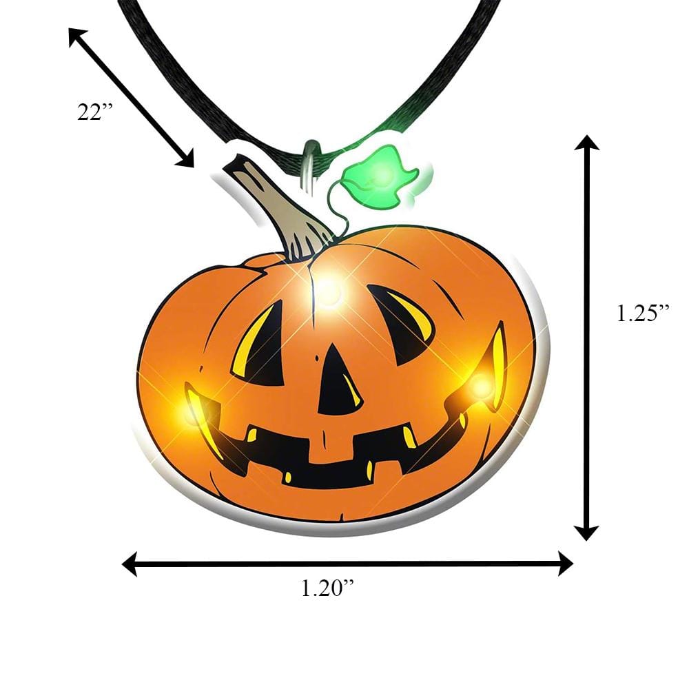 Pumpkin Necklace Flashing Body Light Necklace All Body Lights and Blinkees Pumpkin Necklace Flashing Body Light Necklace All Body Lights and Blinkees 4