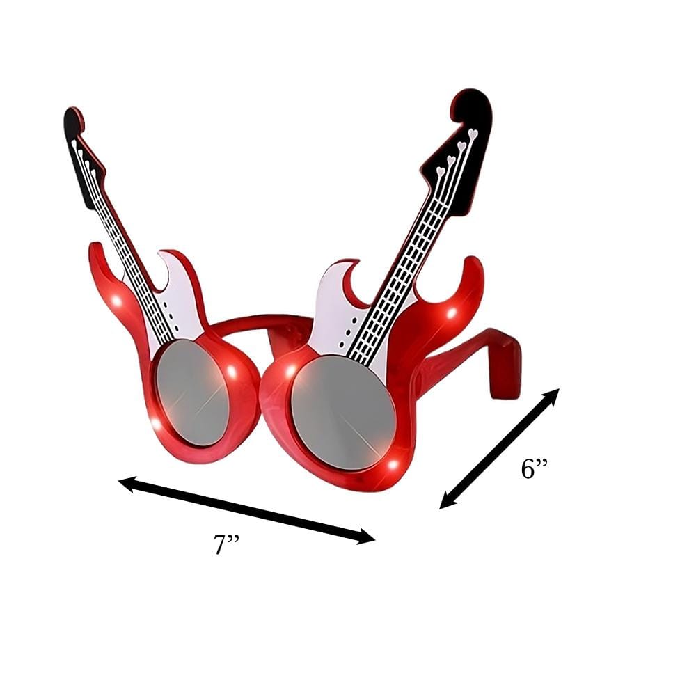Guitar LED Sunglasses Red All Products Guitar LED Sunglasses Red All Products 4