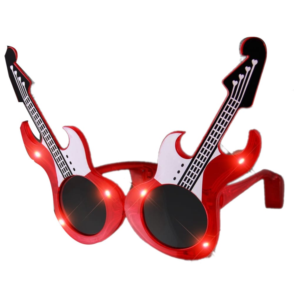 Guitar LED Sunglasses Red All Products Guitar LED Sunglasses Red All Products 3