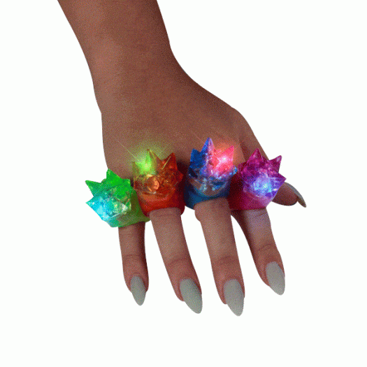 Soft Spike Flashing Rings Pack of 12 All Products Soft Spike Flashing Rings Pack of 12 All Products