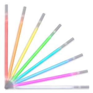 Assorted Color Glow Drinking Straws Pack of 25 Assorted Color Glow Drinking Straws Pack of 25