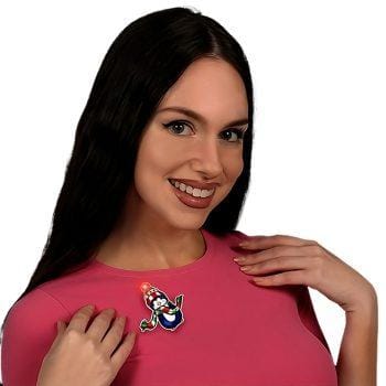 Penguin with Scarf Flashing Body Light Lapel Pins All Body Lights and Blinkees 3