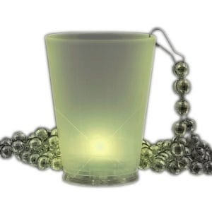 Multi Color LED Beaded Shot Glass Necklaces Multi Color LED Beaded Shot Glass Necklaces