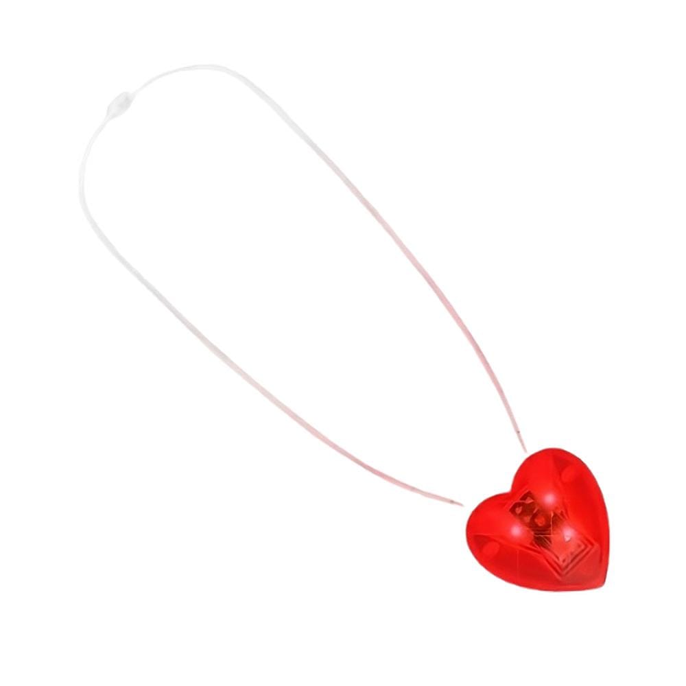 LED Flashing Red Heart Necklace All Products LED Flashing Red Heart Necklace All Products 4