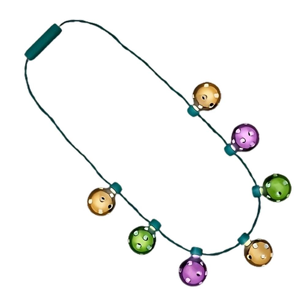 Mardi Gras LED Shine Through Party Disco Balls Necklace All Products Mardi Gras LED Shine Through Party Disco Balls Necklace All Products 2