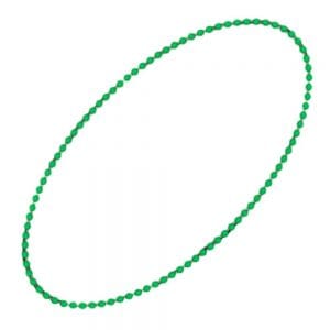 Smooth Round Opaque Bead Mardi Gras Necklace Green Pack of 12 Smooth Round Opaque Bead Mardi Gras Necklace Green Pack of 12