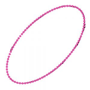 Smooth Round Opaque Bead Mardi Gras Necklace Pink Pack of 12 Smooth Round Opaque Bead Mardi Gras Necklace Pink Pack of 12