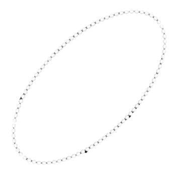 Smooth Round Opaque Bead Mardi Gras Necklace White Pack of 12 All Products