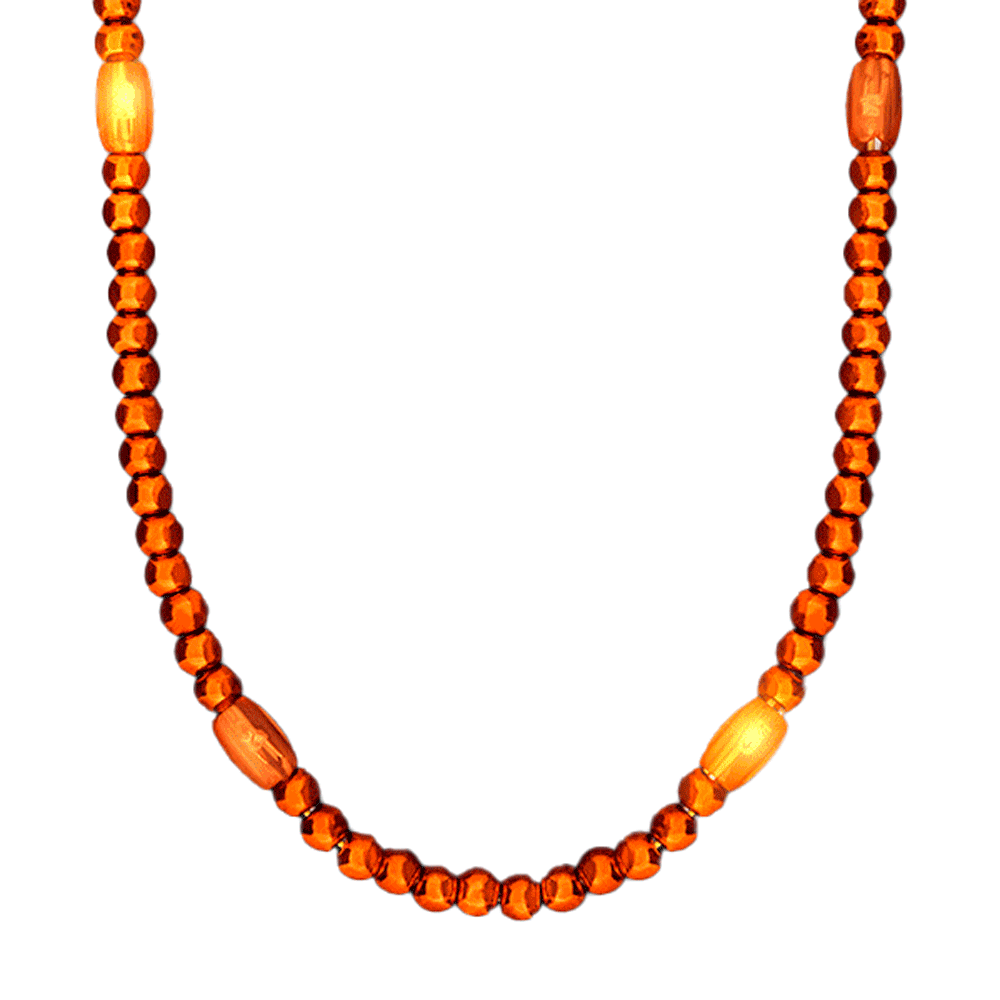 LED Necklace with Orange Beads All Products LED Necklace with Orange Beads All Products 2