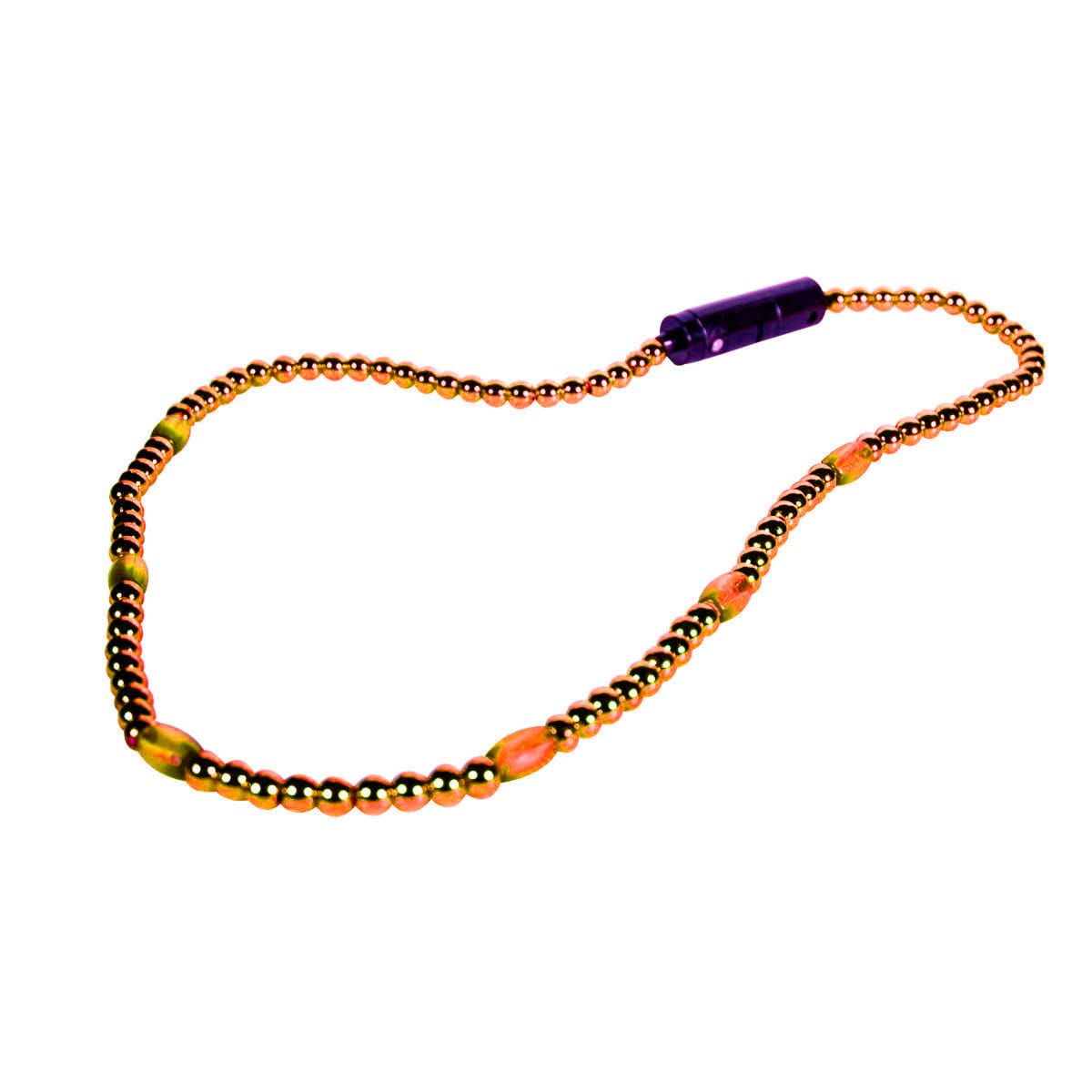 LED Necklace with Orange Beads All Products LED Necklace with Orange Beads All Products 3