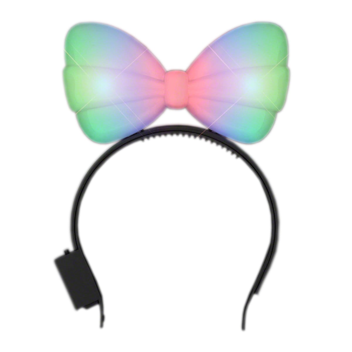Light Up Hard Shell Bow Headband Multicolor All Products Light Up Hard Shell Bow Headband Multicolor All Products