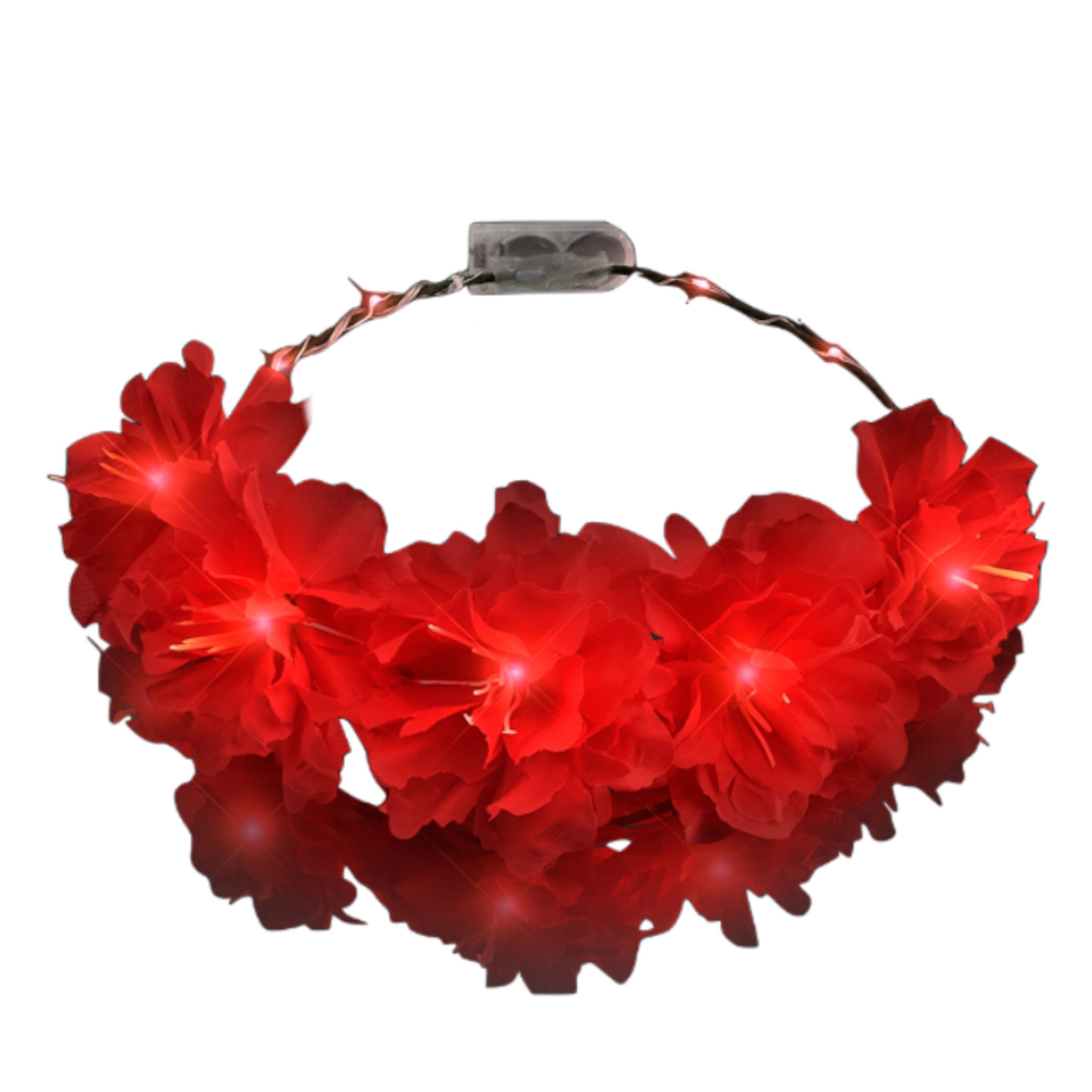 Red Kiss Fairy Flower LED Headband 4th of July Red Kiss Fairy Flower LED Headband 4th of July 3