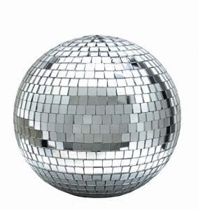 8 Inch Disco Mirror Ball Set with White LED Spotlight and Motor 8 Inch Disco Mirror Ball Set with White LED Spotlight and Motor