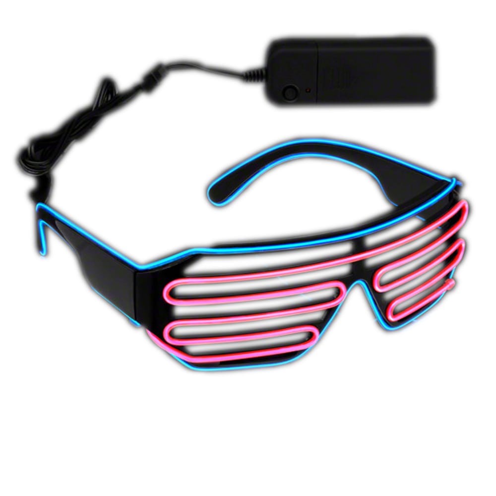 Electro Luminescent Pink and Blue Shutter Shades All Products Electro Luminescent Pink and Blue Shutter Shades All Products