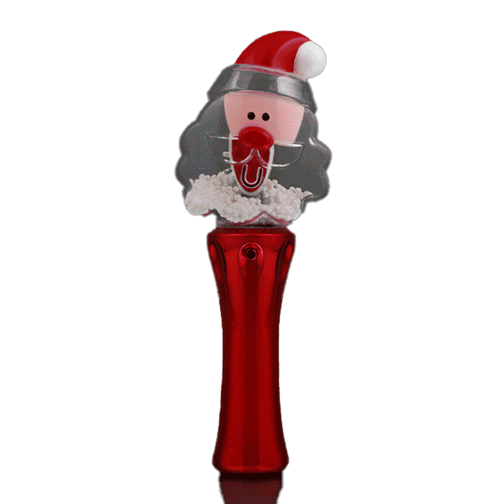 Santa Clause Wand with Snowball Spinning Lights Christmas Light Up Wand All Products Santa Clause Wand with Snowball Spinning Lights Christmas Light Up Wand All Products 4
