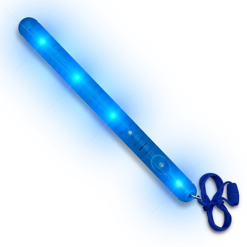 Blue LED Patrol Light Wand 2 Inch Glow Sticks Blue LED Patrol Light Wand 2 Inch Glow Sticks 3