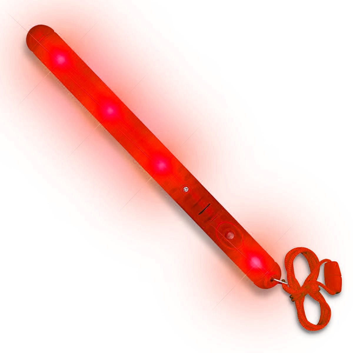 Red LED Patrol Light Up Wand 2 Inch Glow Sticks Red LED Patrol Light Up Wand 2 Inch Glow Sticks 3