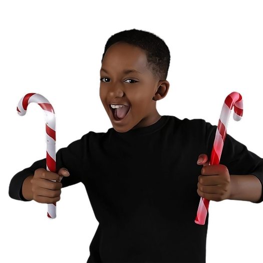 Flashing Peppermint Candy Cane Holiday Light Up Wand All Products