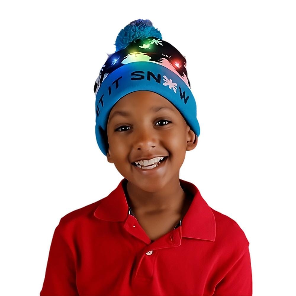 Multicolor LED Snowy Snowflake Winter Christmas Holiday Snowmen Beanie Hat All Products Multicolor LED Snowy Snowflake Winter Christmas Holiday Snowmen Beanie Hat All Products