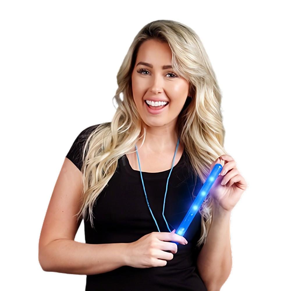 Blue LED Patrol Light Wand 2 Inch Glow Sticks Blue LED Patrol Light Wand 2 Inch Glow Sticks
