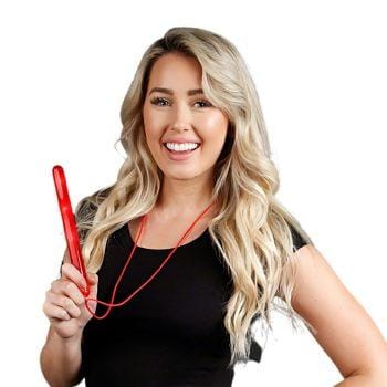 Red LED Patrol Light Up Wand 2 Inch Glow Sticks Red LED Patrol Light Up Wand 2 Inch Glow Sticks