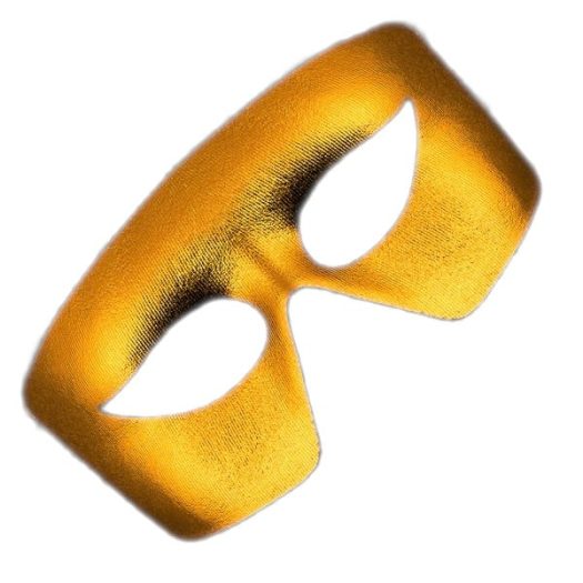 Masquerade Gold Unlit Metallic Mask Mardi Gras All Products