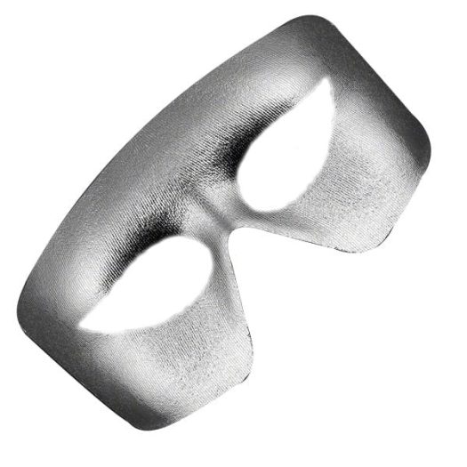 Masquerade Silver Unlit Metallic Mask Mardi Gras All Products