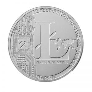 Silver Plated Litecoin Non-currency Art Collection Replica Limited Edition Coin Silver Plated Litecoin Non-currency Art Collection Replica Limited Edition Coin