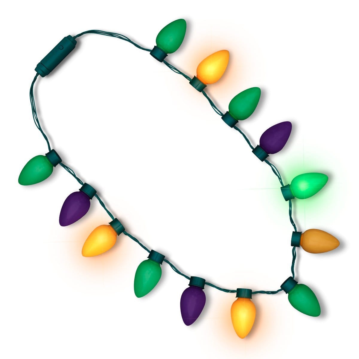 Carnival Jumbo LED Bulbs Mardi Gras Holiday Crewe Necklace for Fat Tuesday All Products Carnival Jumbo LED Bulbs Mardi Gras Holiday Crewe Necklace for Fat Tuesday All Products 2