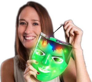 Hulking Superhero Green Light Up Mask Hulking Superhero Green Light Up Mask