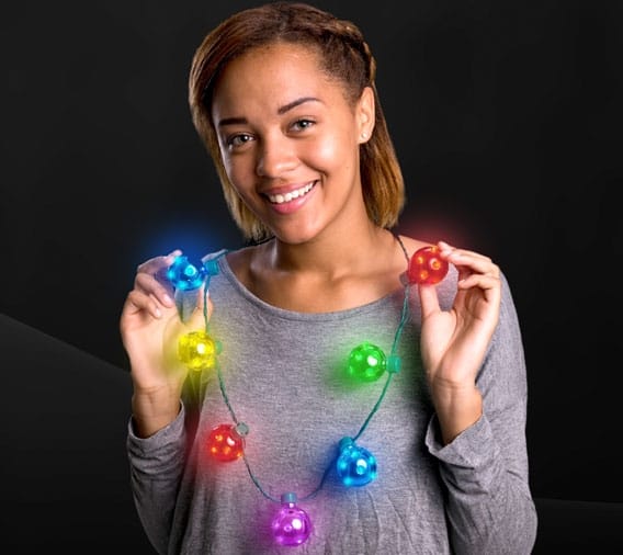 Jingle Bells Multicolor String Light Christmas Necklace All Products Jingle Bells Multicolor String Light Christmas Necklace All Products 2
