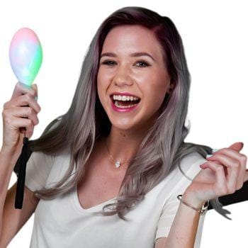 Multicolored LED 7 Inch Maracas All Products Multicolored LED 7 Inch Maracas All Products 3