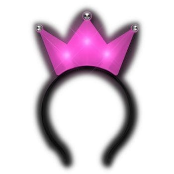 3 Jeweled Hot Pink Princess Crown Headbands All Products