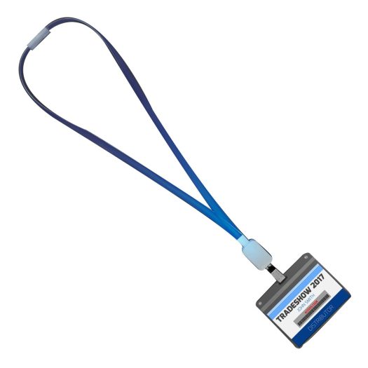 Bright Blue Light Up Neon Lanyard for VIP Tradeshow Concerts Festivals All Products