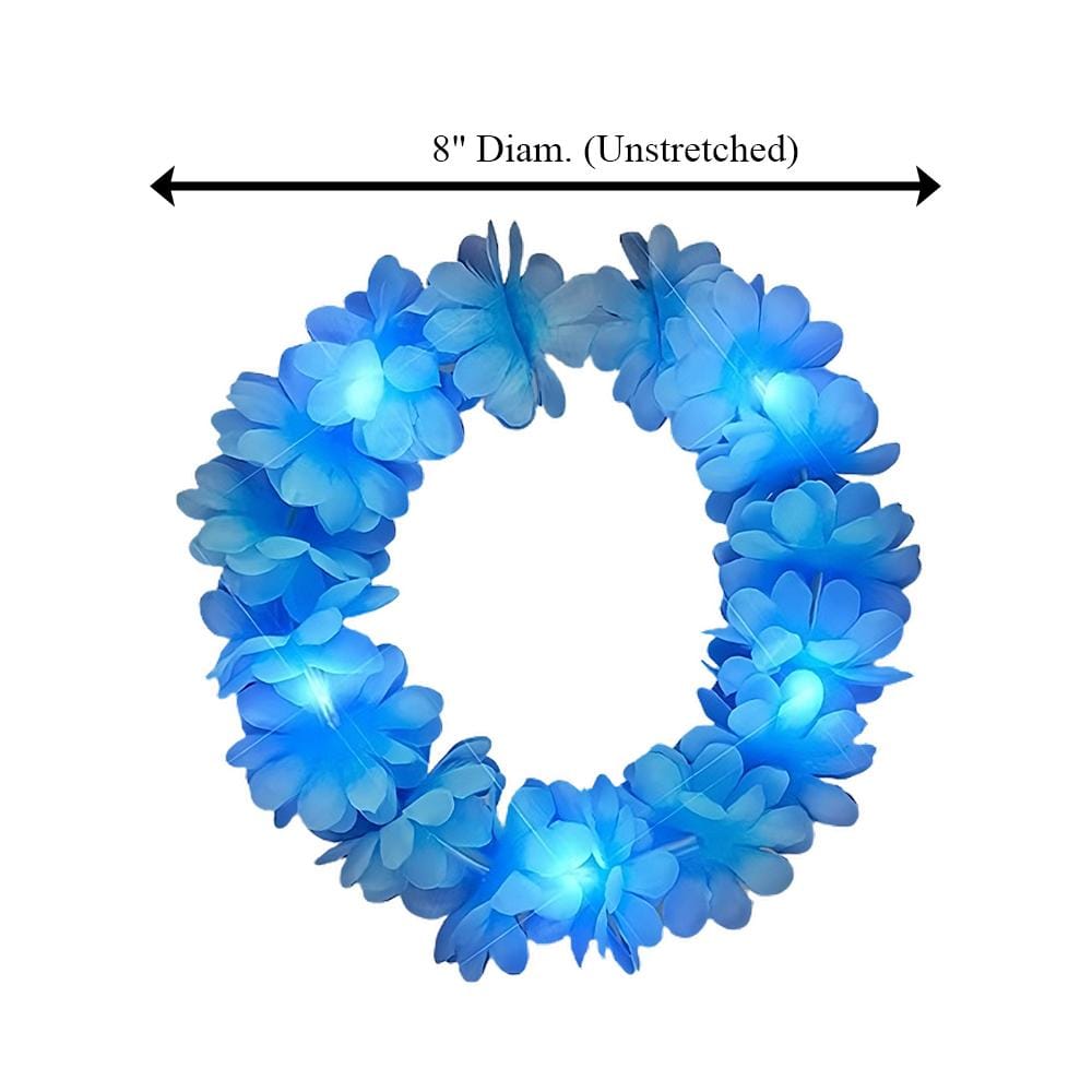 Light Up Flashing Blue Flower Crown Stretchy Headband All Products Light Up Flashing Blue Flower Crown Stretchy Headband All Products 5