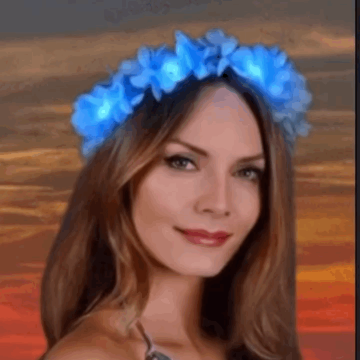 Light Up Flashing Blue Flower Crown Stretchy Headband All Products Light Up Flashing Blue Flower Crown Stretchy Headband All Products 3