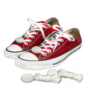 LED Shoelaces White LED Shoelaces White
