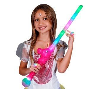 Light Up Multicolored Unicorn Sword with Prism Ball Light Up Multicolored Unicorn Sword with Prism Ball