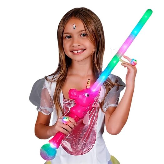 Light Up Multicolored Unicorn Sword with Prism Ball All Products 3