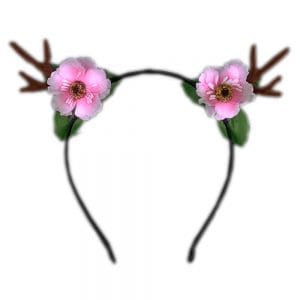Light Up Flower Deer Lighted Antler Headband Light Up Flower Deer Lighted Antler Headband