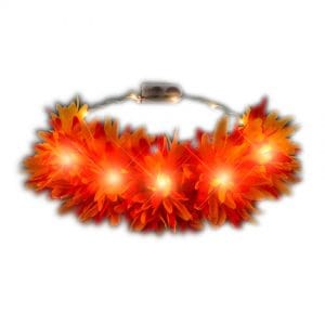 Light Up Autumn Festival Flower Crown Headband Light Up Autumn Festival Flower Crown Headband