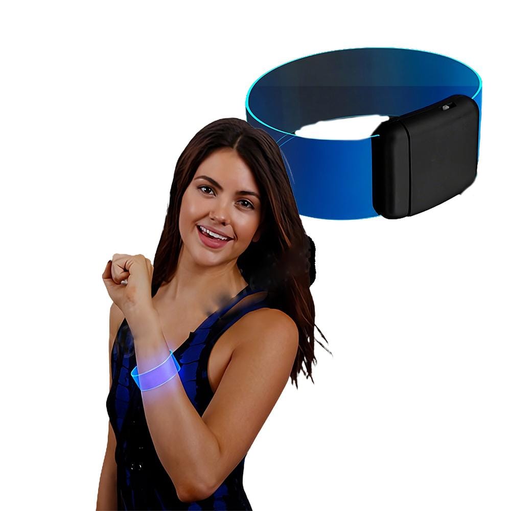 Cosmic Blue LED Bracelets Magnetic Clasp All Products Cosmic Blue LED Bracelets Magnetic Clasp All Products 2