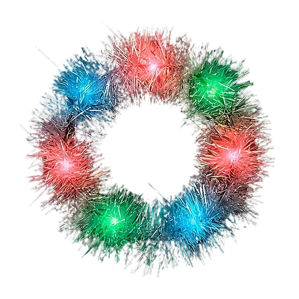 Light Up Tinsel Halo Crown Headband All Products Light Up Tinsel Halo Crown Headband All Products 4