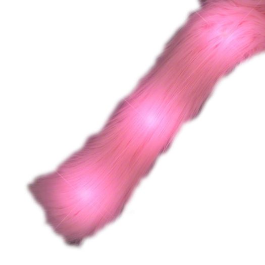 LED Faux Fur Boa Pink All Products 3