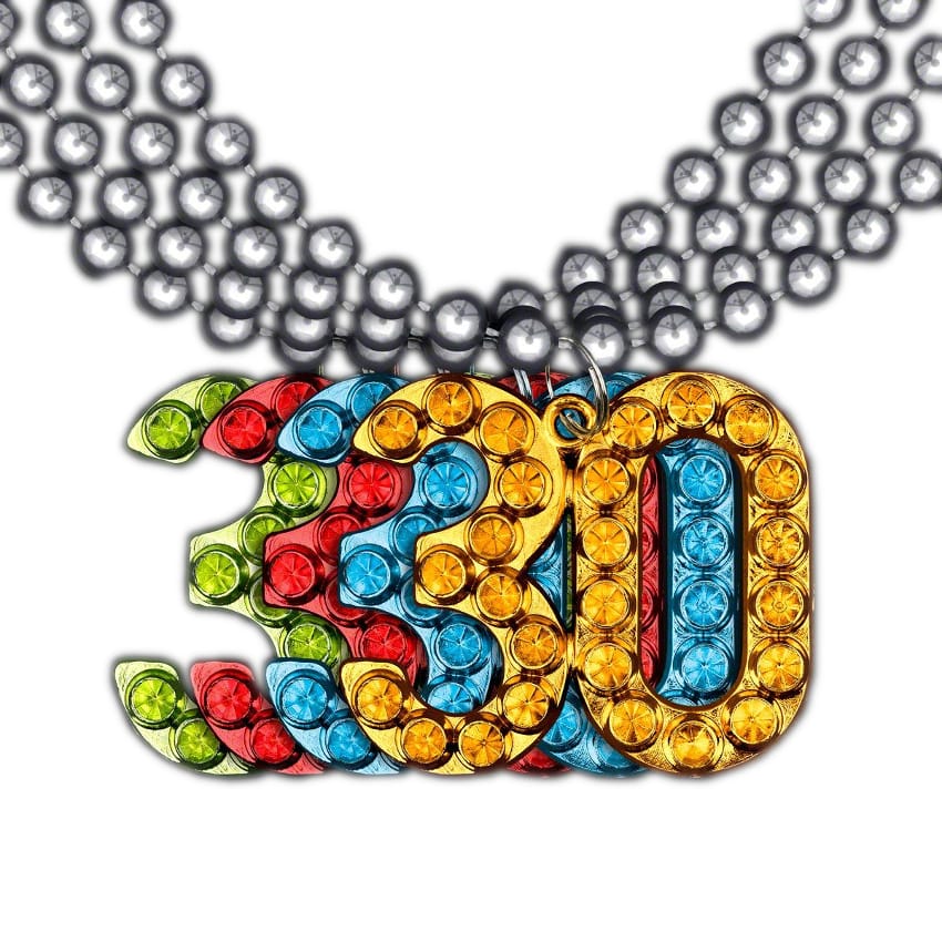 30 Charm on Beads Happy Birthday Bead Necklace Assorted Pack of 12 Unlit All Products 30 Charm on Beads Happy Birthday Bead Necklace Assorted Pack of 12 Unlit All Products