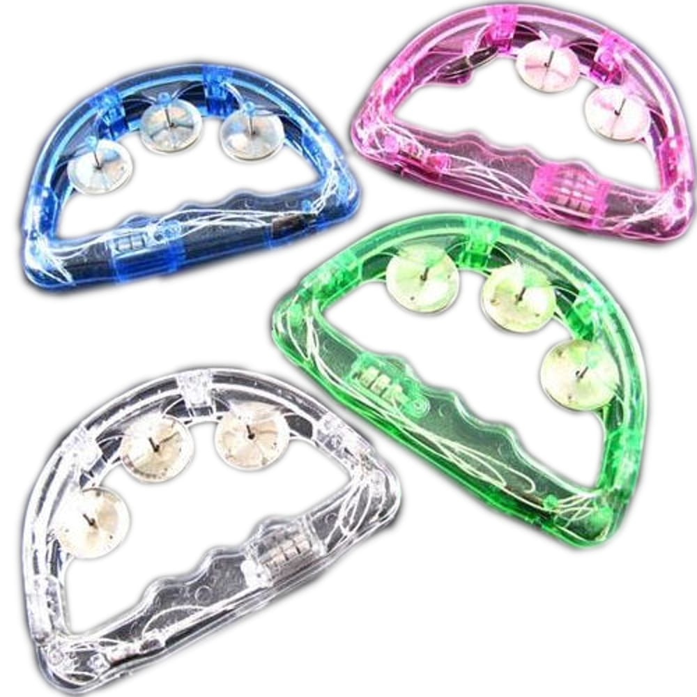 One Assorted Color Small LED Tambourine All Products One Assorted Color Small LED Tambourine All Products 3