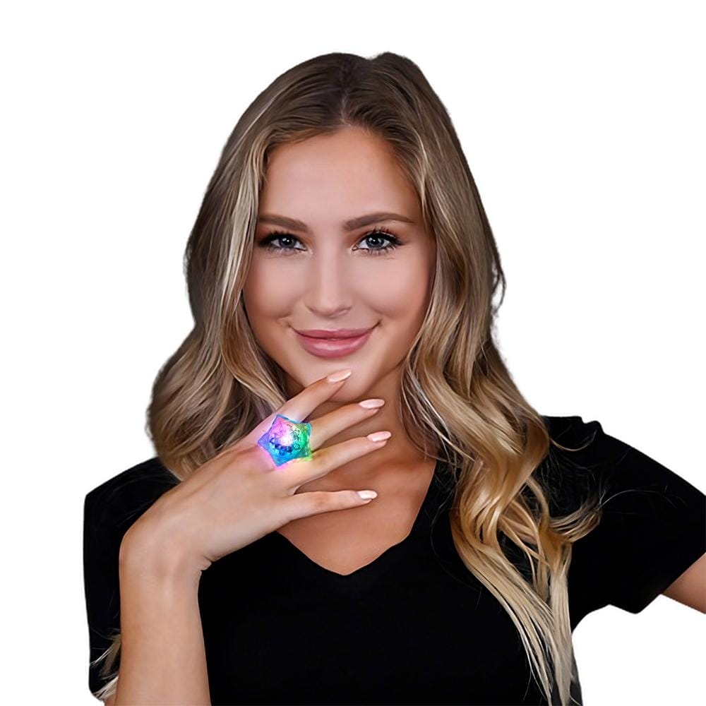 Aurora Huge Crystal Star Prism Gem Rings RGB All Products Aurora Huge Crystal Star Prism Gem Rings RGB All Products 4