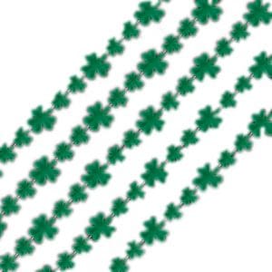 Non Light Up Shamrock Beads Pack of 12 Non Light Up Shamrock Beads Pack of 12