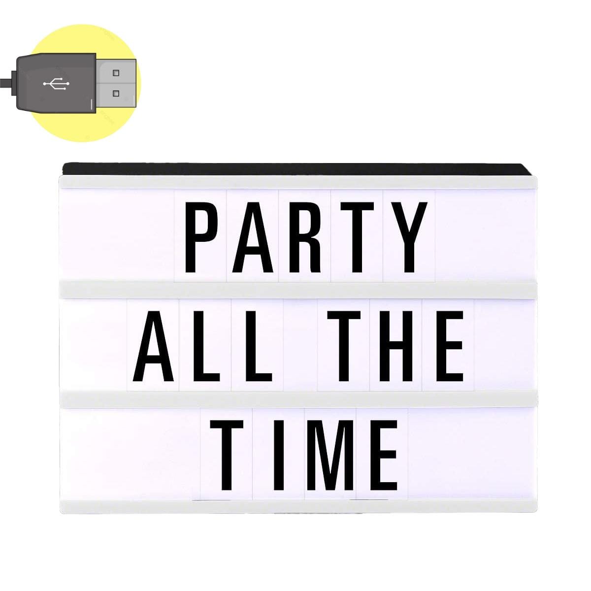 LED Mini Cinema Marquee Lightbox USB Powered Customizable All Products LED Mini Cinema Marquee Lightbox USB Powered Customizable All Products 4